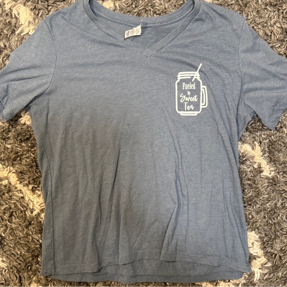 Dusty Blue Graphic Tee